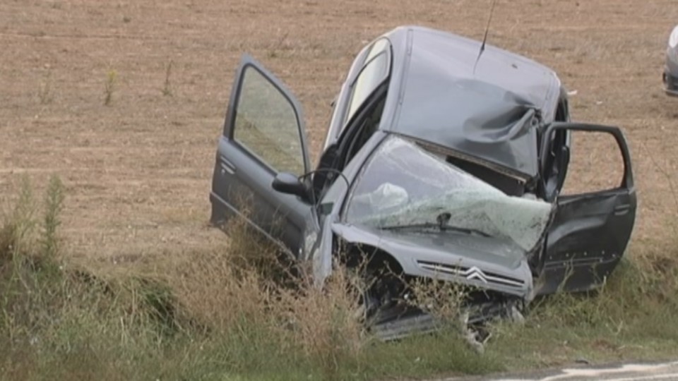 Accidente ocurrido a primera hora de la tarde en Navarra