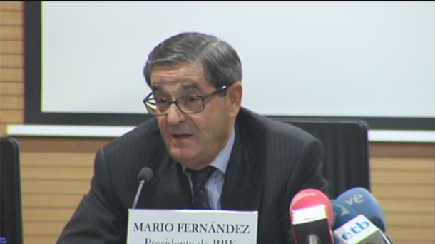 Mario Fernández dejará hoy de ser presidente de la BBK. EiTB