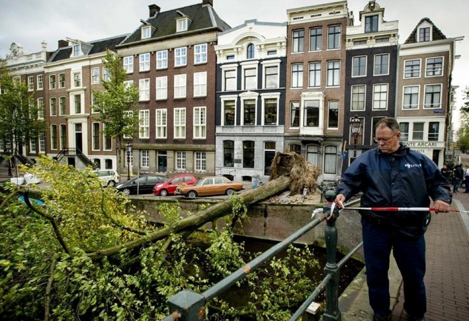 Ekaitza Europan. Argazkia: EFE.