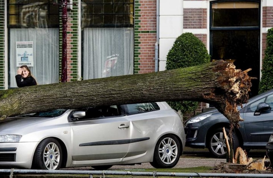 Ekaitza Europan. Argazkia: EFE.