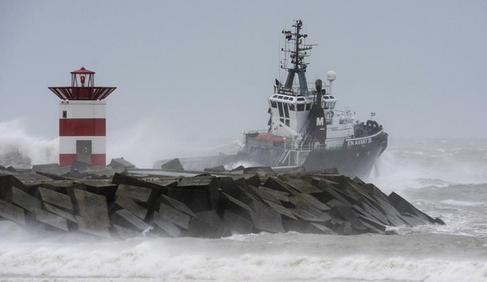 Ekaitza Europan. Argazkia: EFE.