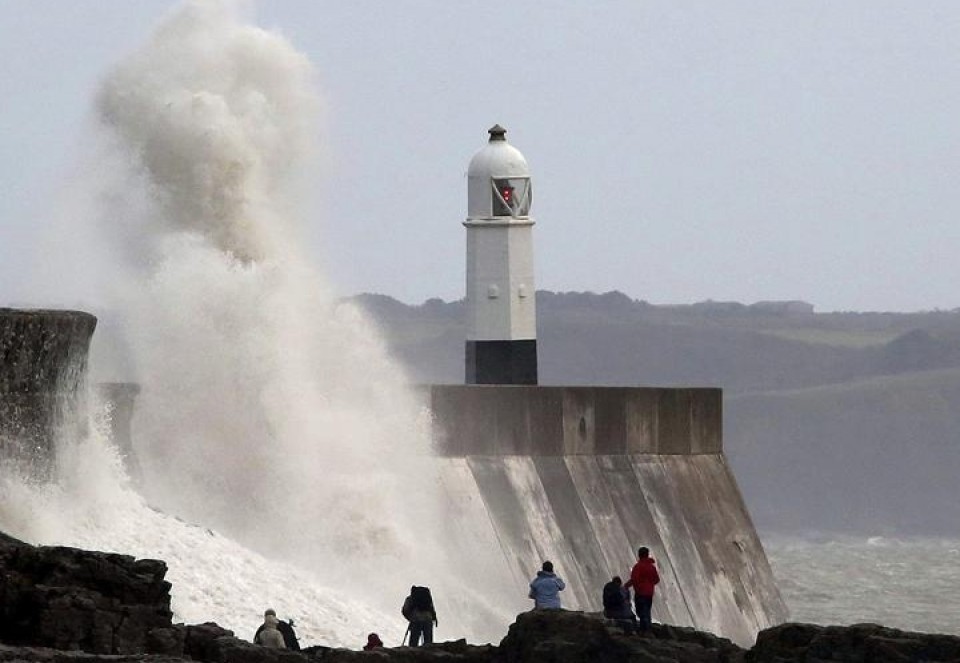 Ekaitza Europan. Argazkia: EFE.