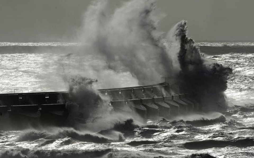 Ekaitza Europan. Argazkia: EFE.