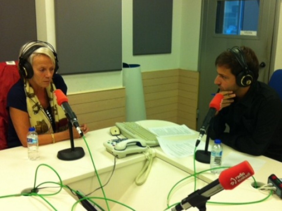 Rosa Rodero, durante la tertulia sobre la doctrina Parot en Ganbara, de Radio Euskadi.