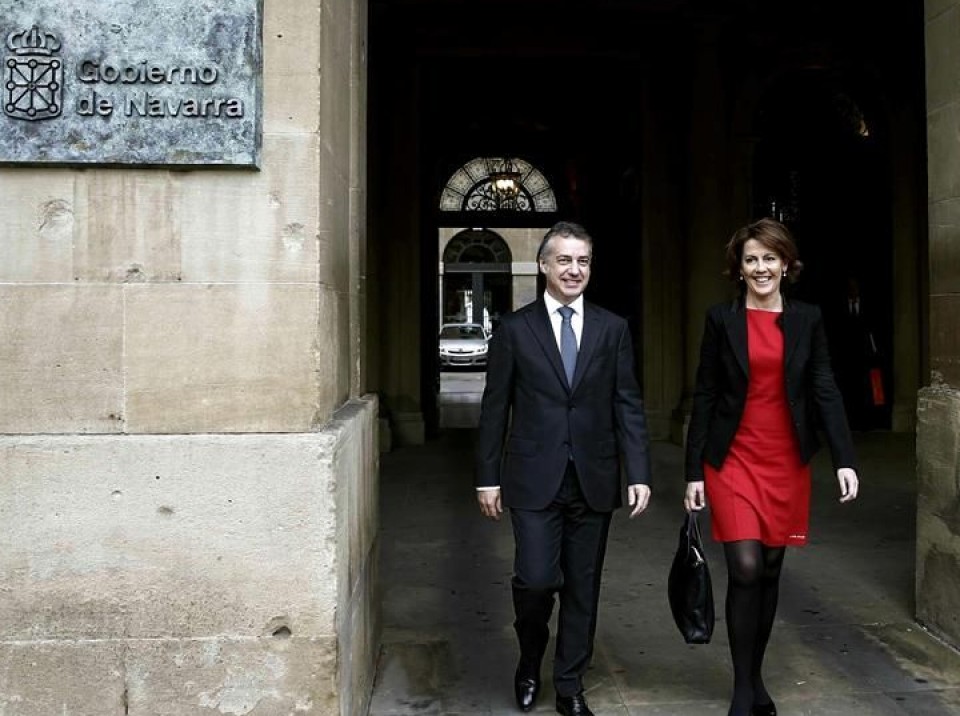 Yolanda Barcina e Iñigo Urkullu. EiTB