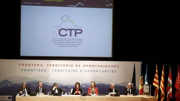 El coloquio del CTP en Pamplona. Foto: EFE