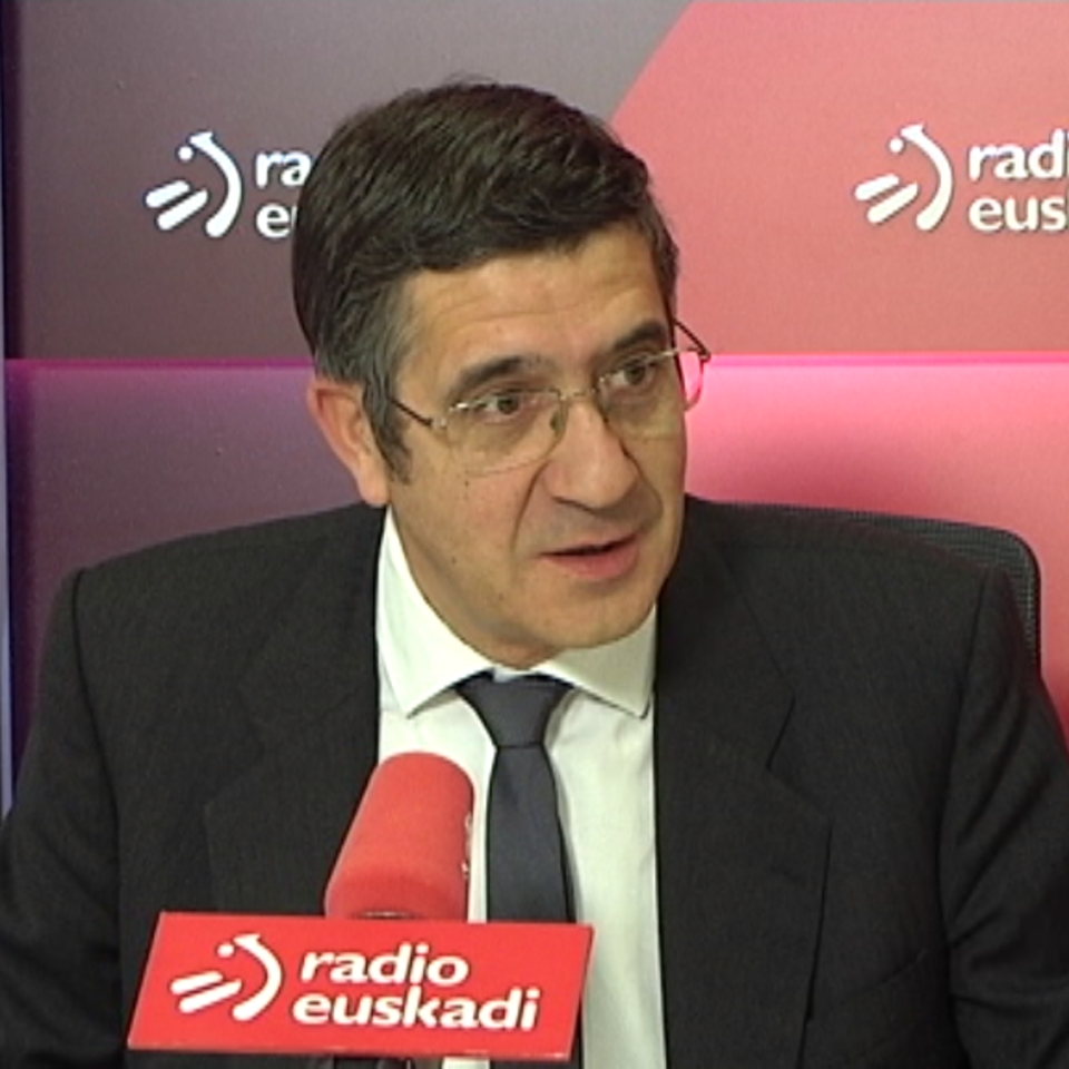 Patxi Lopez PSE-EEren idazkari nagusia, Radio Euskadin.