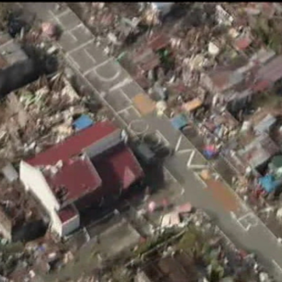 Daños materiales al aso del tifón Haiyan