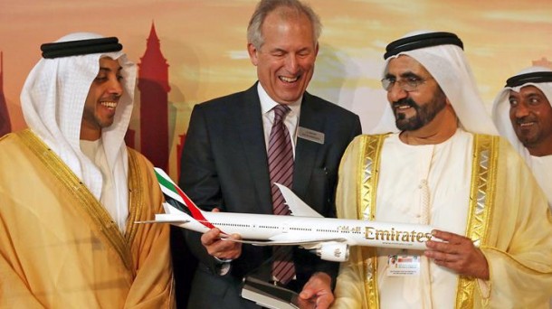 Airbusek kontratu garrantzitsua lortu du Dubaiko azokan. EFE