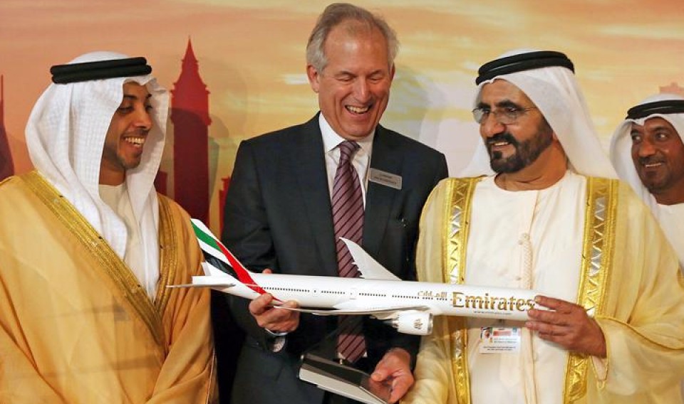 Airbusek kontratu garrantzitsua lortu du Dubaiko azokan. EFE