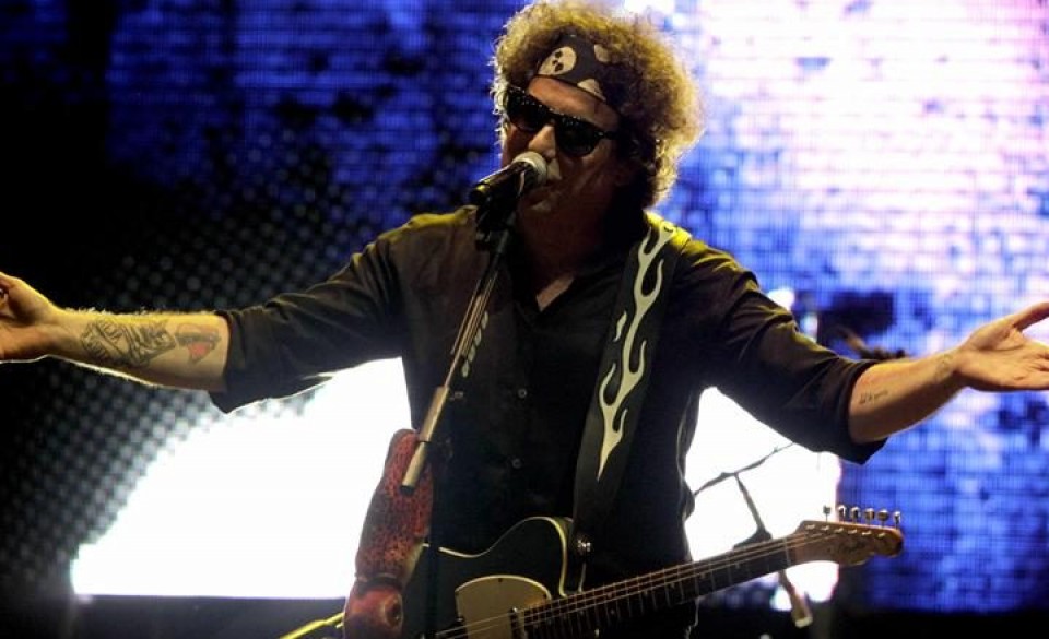 ndrés Calamaro en concierto en Paraguay. Foto: EFE