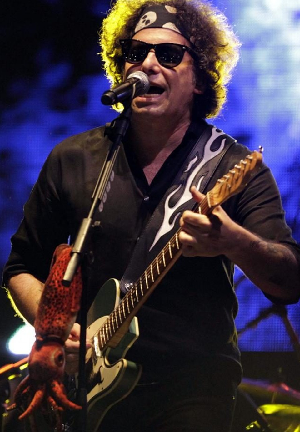 ndrés Calamaro en concierto en Paraguay. Foto: EFE