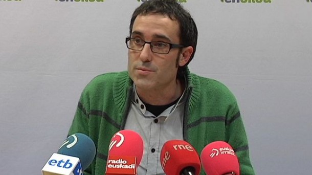 El representante de EH Bildu Julen Arzuaga.