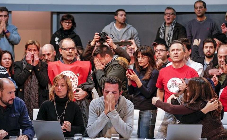 El Gobierno valenciano apaga Canal 9. (EFE)