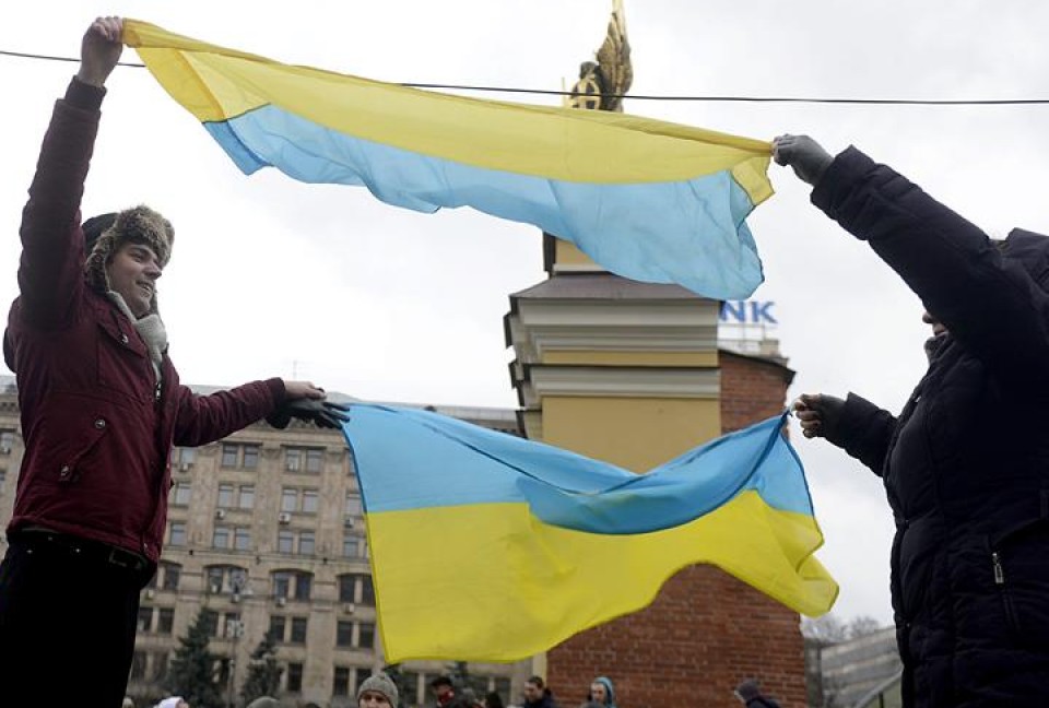 Protesta Ucrania. EFE