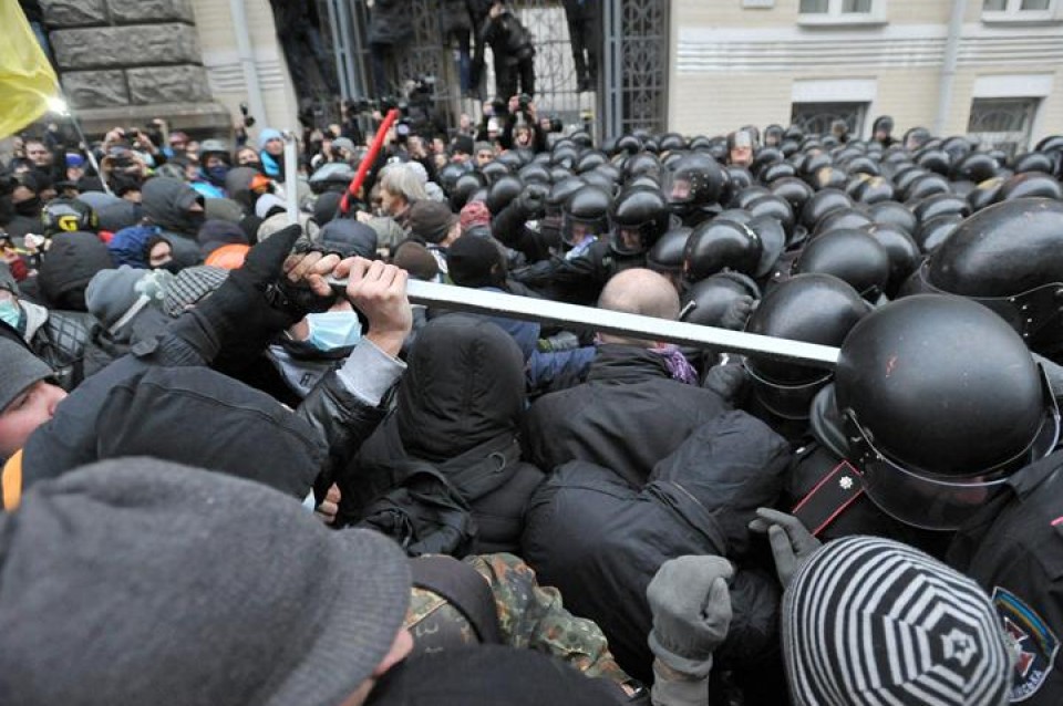 Protestak Ukrainan. Efe.