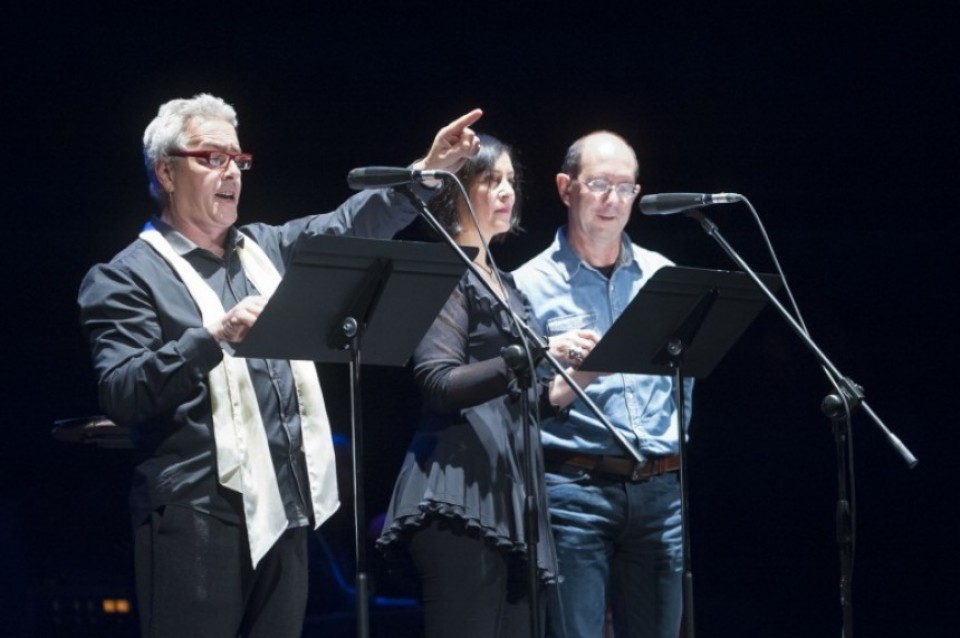 Miguel Olmedo, Carmen San Esteban y Pedro Espinosa