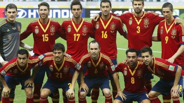 Jugadores de la selección española. Efe.
