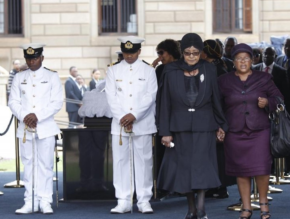 Winnie Mandela y Jacob Zuma