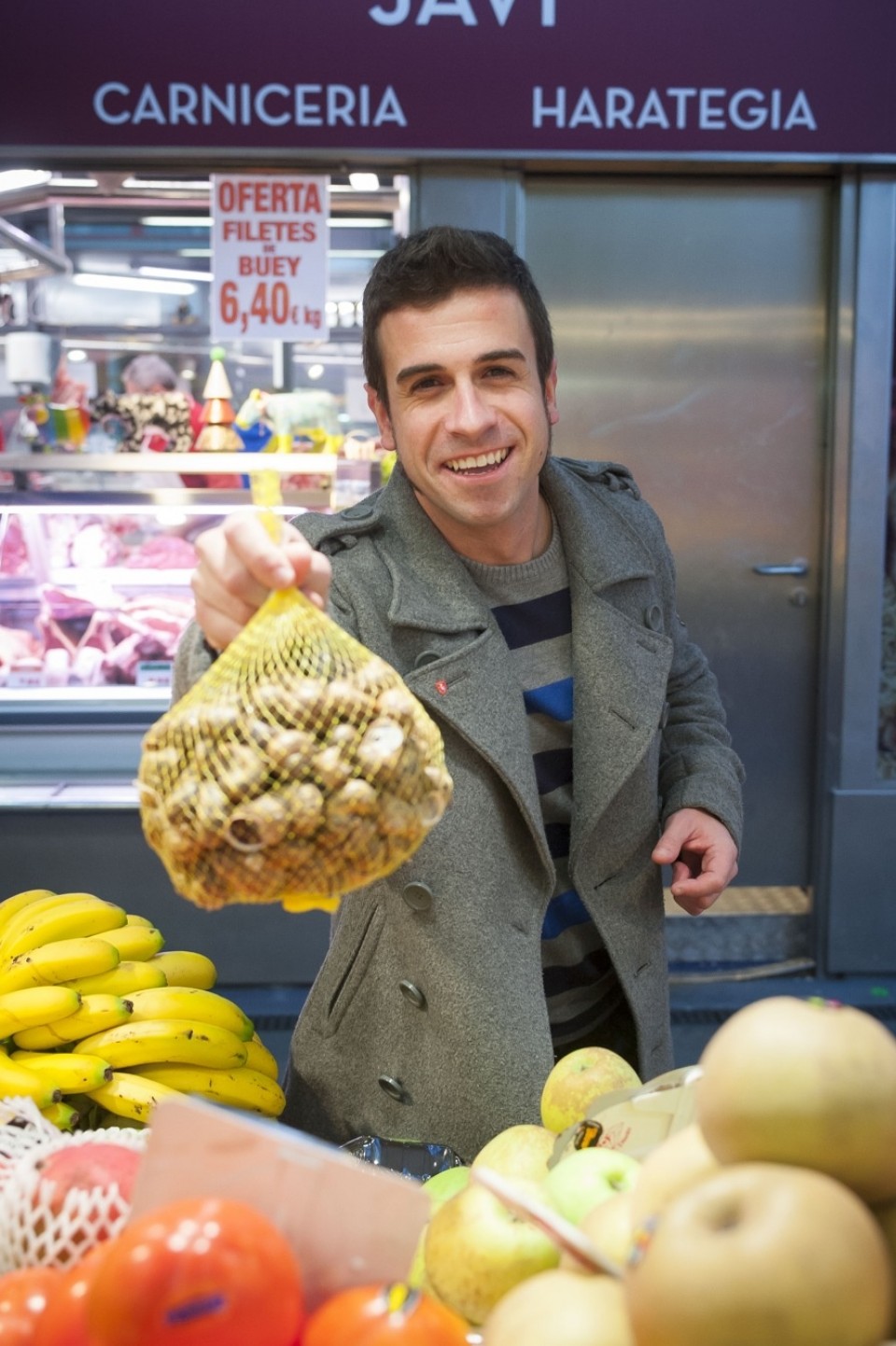 Quique en el país de los vascos. Foto: EiTB