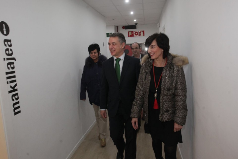 El lehendakari Iñigo Urkullu, en los estudios de EiTB en Donostia-San Sebastián. (Foto: EiTB)