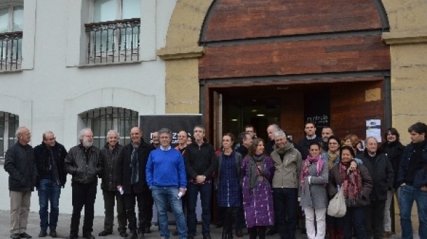 Presentación del evento, ayer en Amasa-Villabona. Foto: Xenpelar Dokumentazio Zentroa