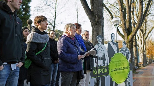 Acto celebrado por EH Bildu en Gasteiz. Foto: EFE