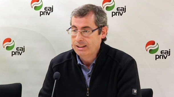 El portavoz del PNV en Juntas de Gipuzkoa, Markel Olano.