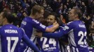 El Alavés logra la victoria en el último minuto