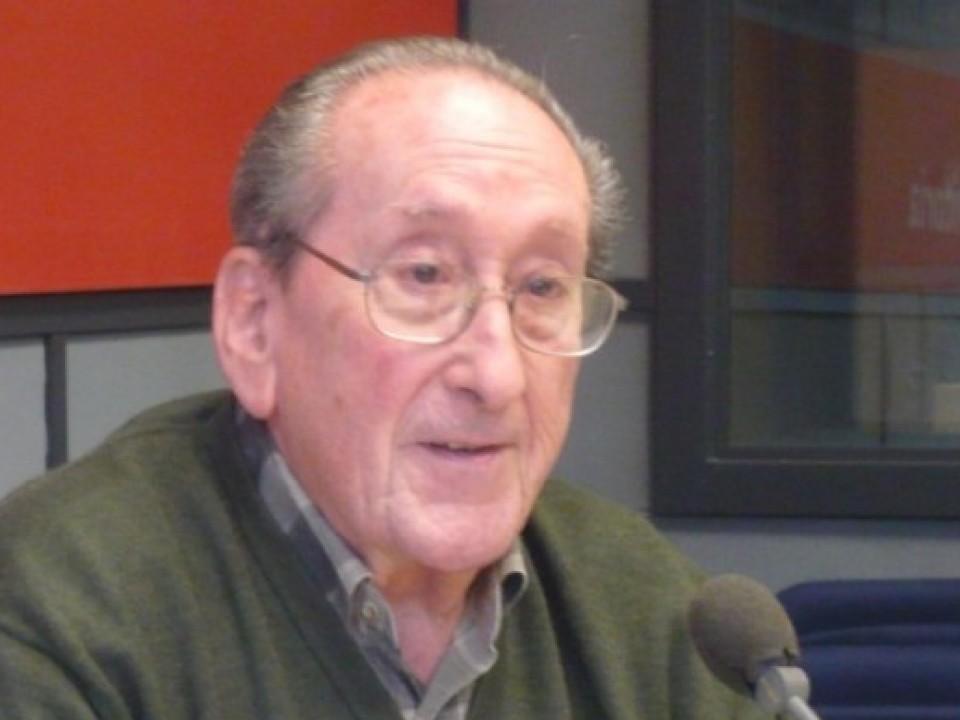 Luis Mari Sánchez Íñigo, en una entrevista en Radio Vitoria. Foto de archivo: EiTB Media