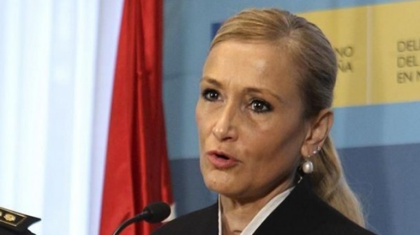 Cristina Cifuentes Gobernuko ordezkaria Madrilen. Argazkia: EFE