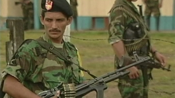 Soldados de las FARC en una imagede archivo.