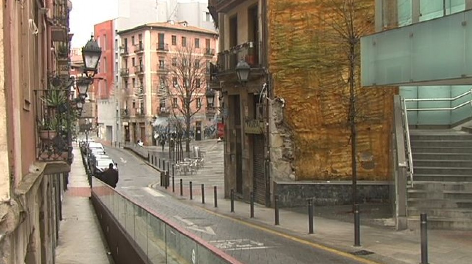 El suceso ha ocurrido en Bilbao La Vieja. Foto: EiTB