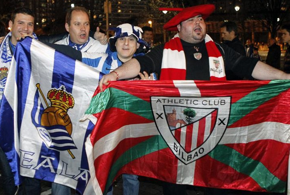 Derbiaren atarian. Argazkia: EFE