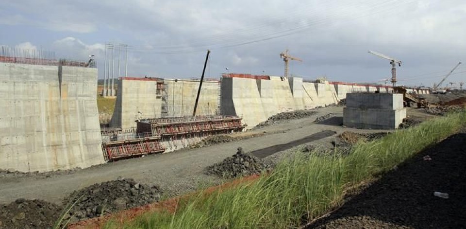 Trabajos de ampliación del Canal de Panamá. Foto: EFE