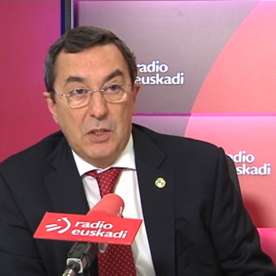 El diputado General de Bizkaia, José Luis Bilbao, en una anterior entrevista en Radio Euskadi.