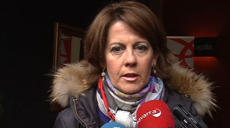 La presidenta de Navarra, Yolanda Barcina, ha hablado sobre la manifestación de Bilbao. Foto: EiTB