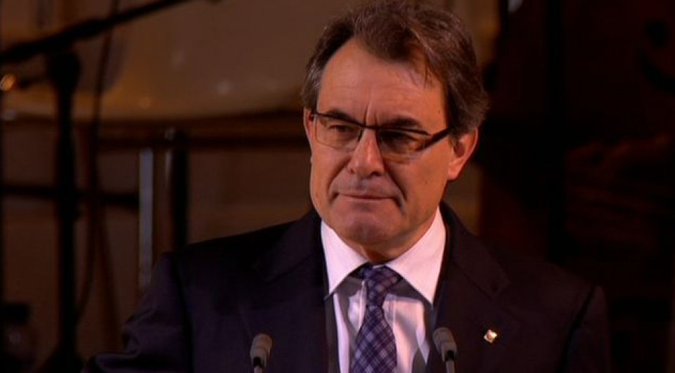 Artur Mas Kataluniako presidentea. Argazkia: EiTB