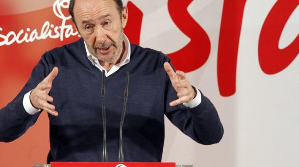 El secretario general del PSOE, Alfredo Pérez Rubalcaba.