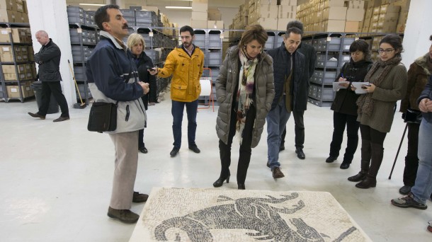 La presidenta Yolanda Barcina visitó las instalaciones. Foto: Gobierno de Navarra