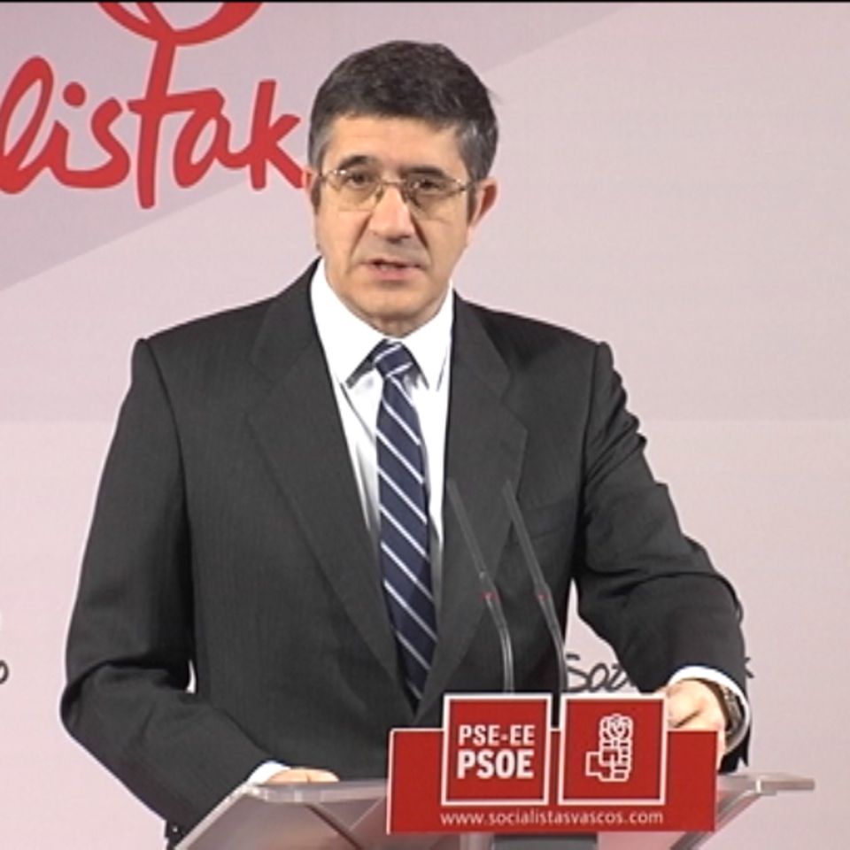El secretario general del PSE-EE, Patxi López. EiTB