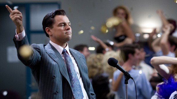 Leonardo DiCaprio "The Wolf of Wall Street" filmean. Irudia: Universal