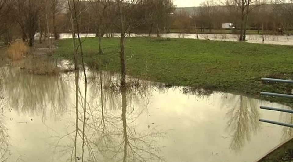 El río Arga, a su paso por Pamplona. Foto: EiTB