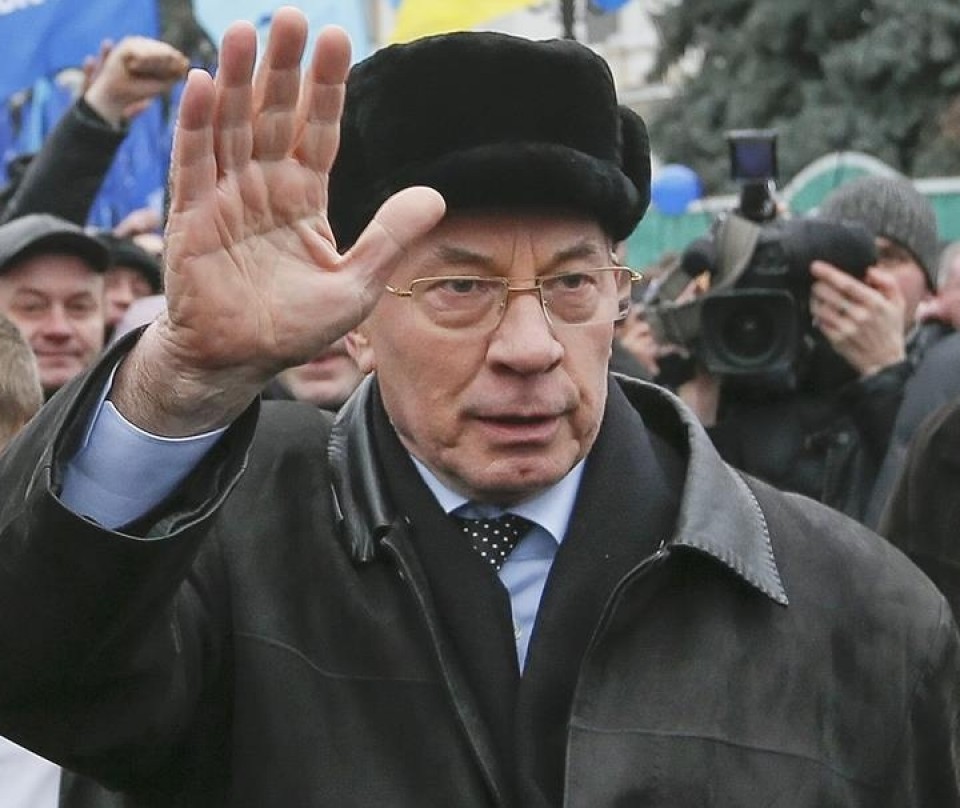 El ya ex primer ministro de Ucrania Nikolai Azárov. EFE