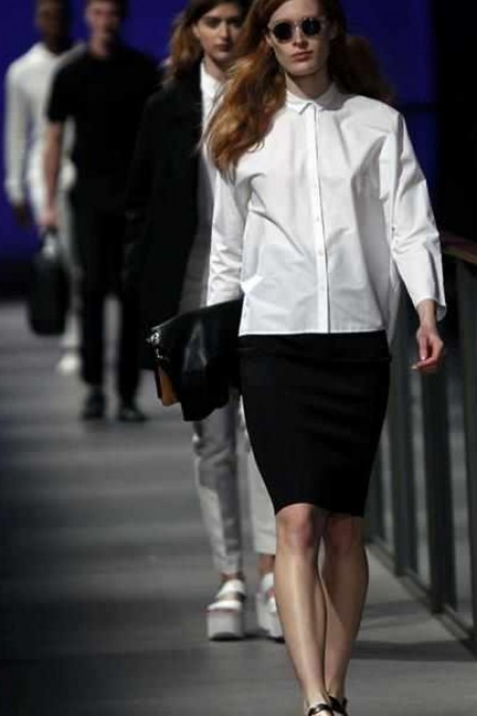 080 Barcelona 2014: Foto del desfile de Mango. Foto: EFE