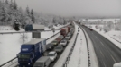 Problemas en las carreteras alavesas a causa de la nieve