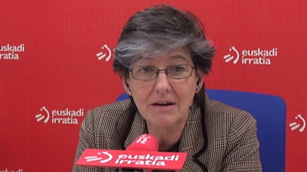 Laura Mintegi Euskadi Irratian. Argazkia: EiTB