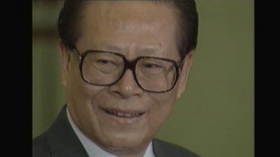 Jiang Zemin presidente ohia artxiboko irudi batean