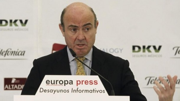 Luis de Guindos, ministro de Economía y Competitividad. Efe.