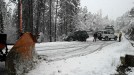 Temporal de nieve en Navarra. Foto: EFE